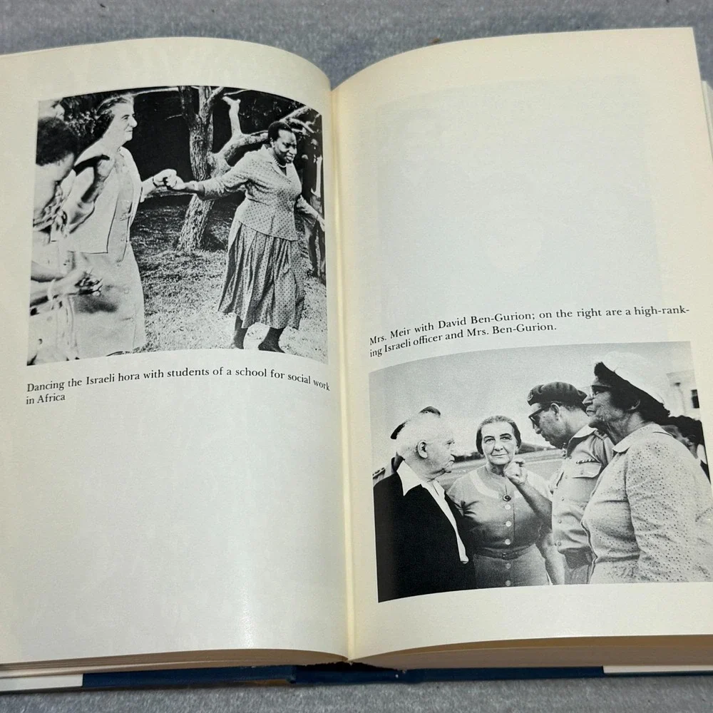 Vintage 1975 My Life by Golda Meir 1st American Ed HC DJ Israel Prime Minister
